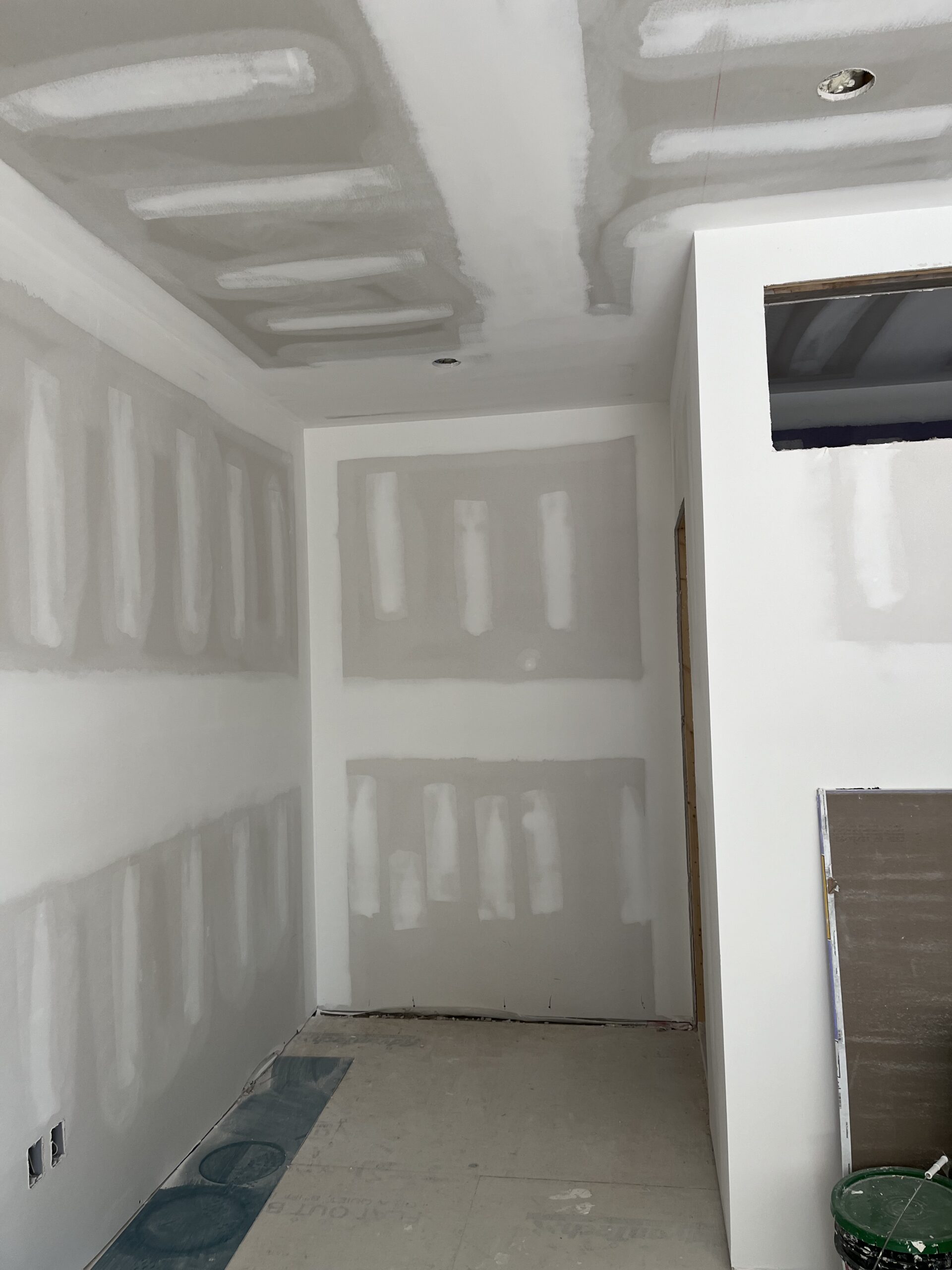 Interior drywall finishing