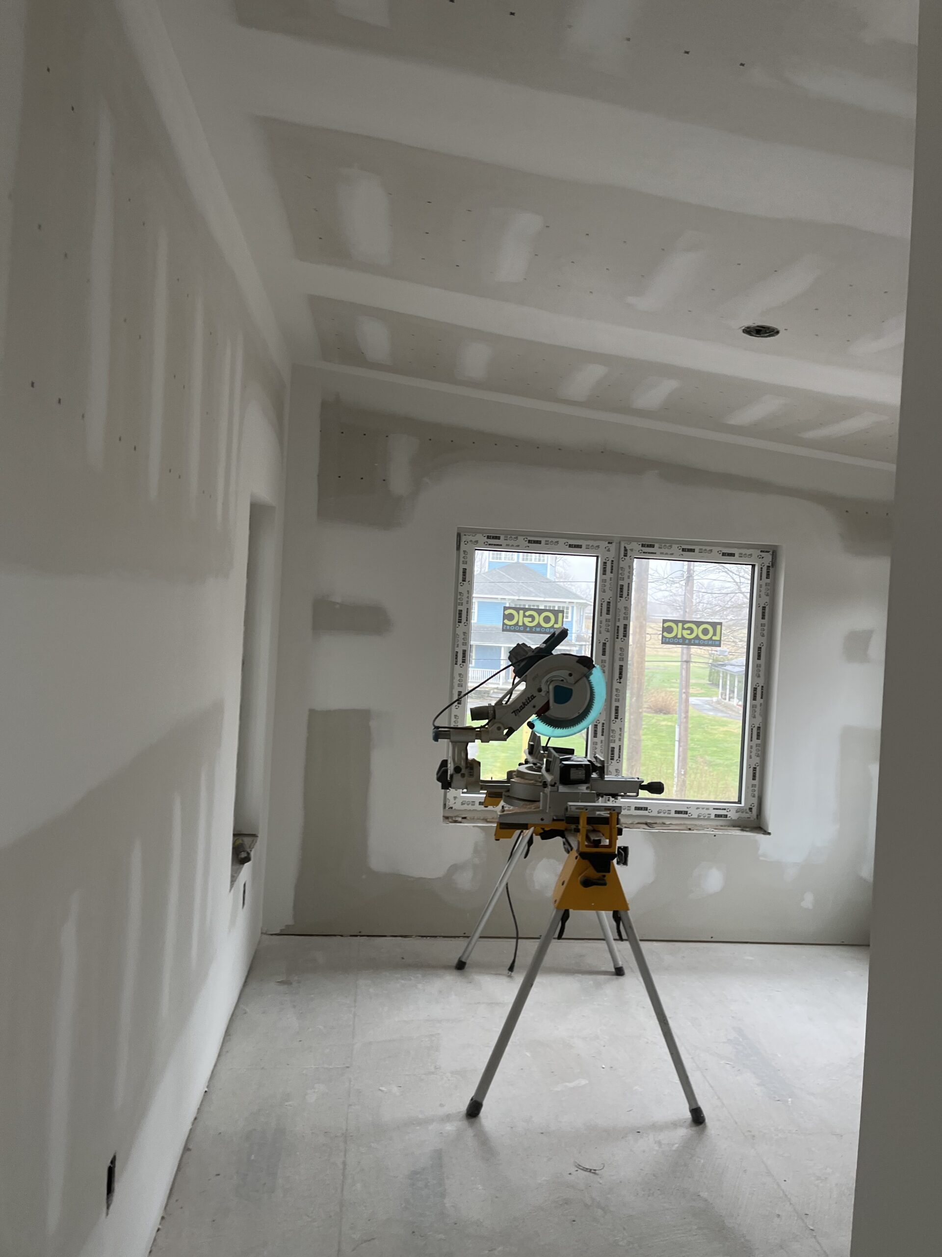 Taping and joint finishing