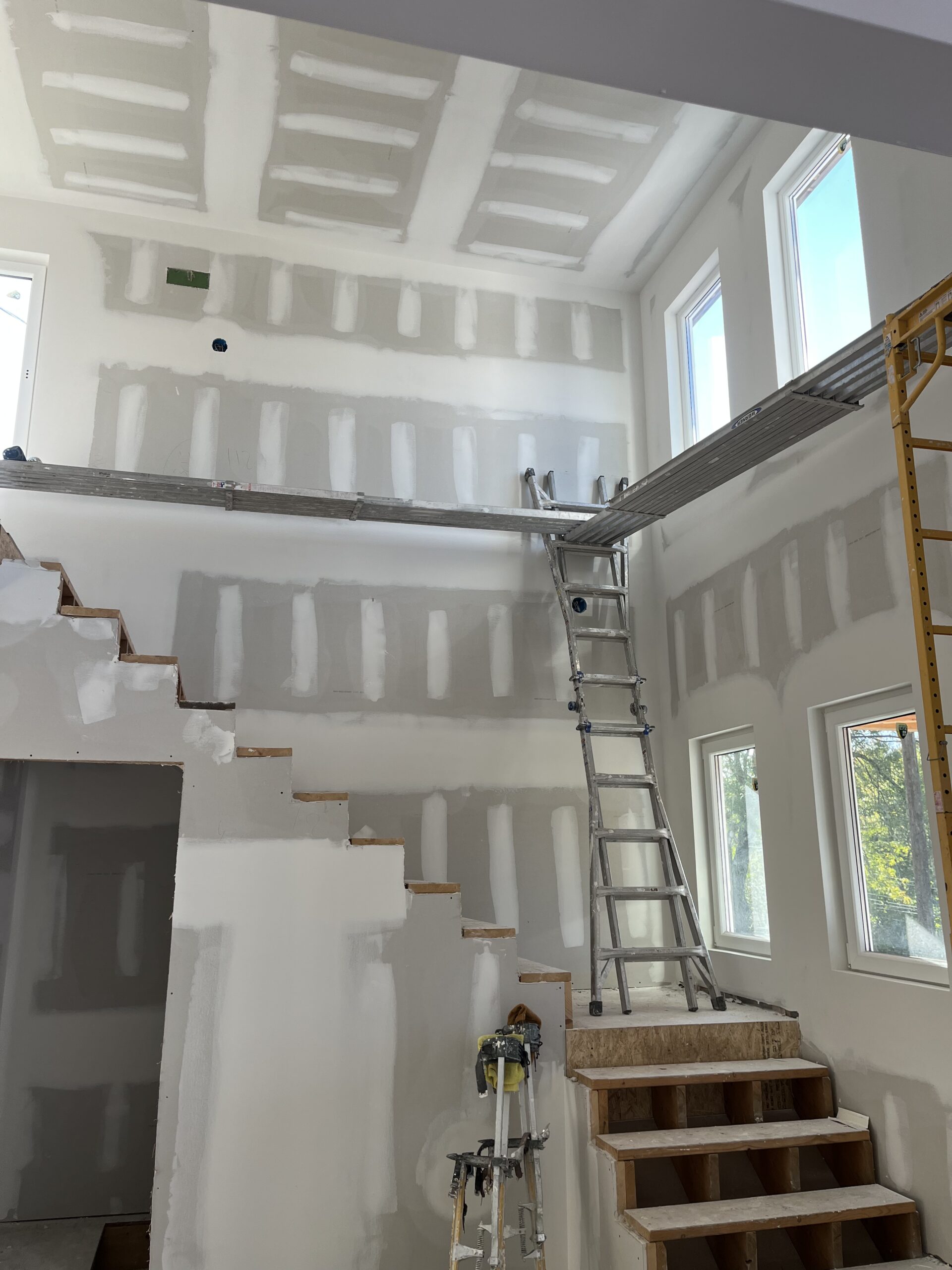 Interior drywall finishing
